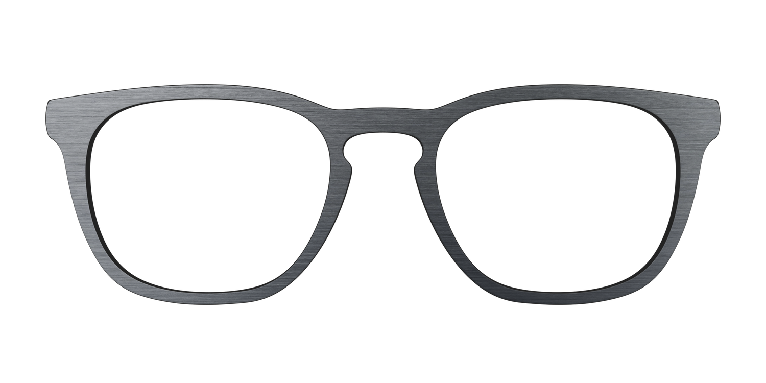 The Brushed Nickel - Front Top Image - Pair Eyewear