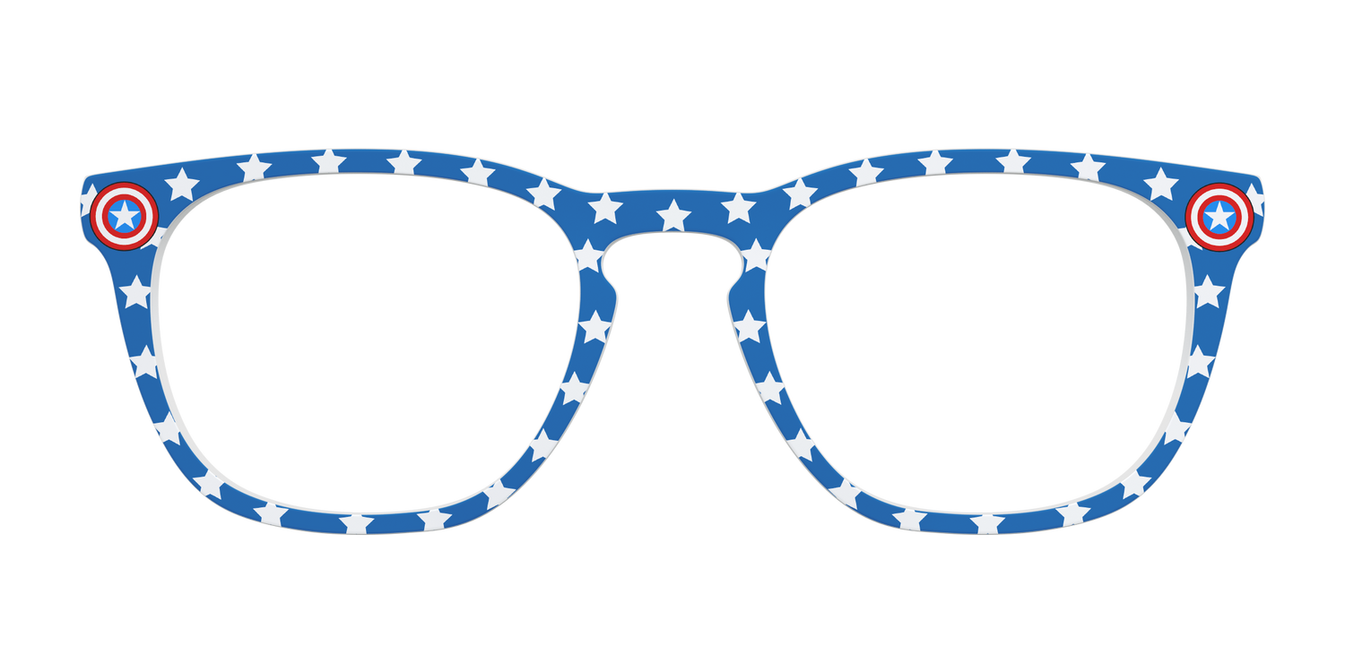The Captain America Stars - Front Top Image - Pair Eyewear