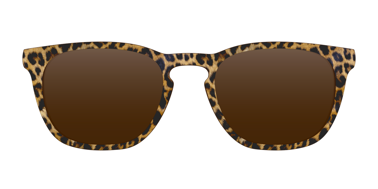 The Polarized Cheetah Spots Sun Top - Front Top Image - Pair Eyewear