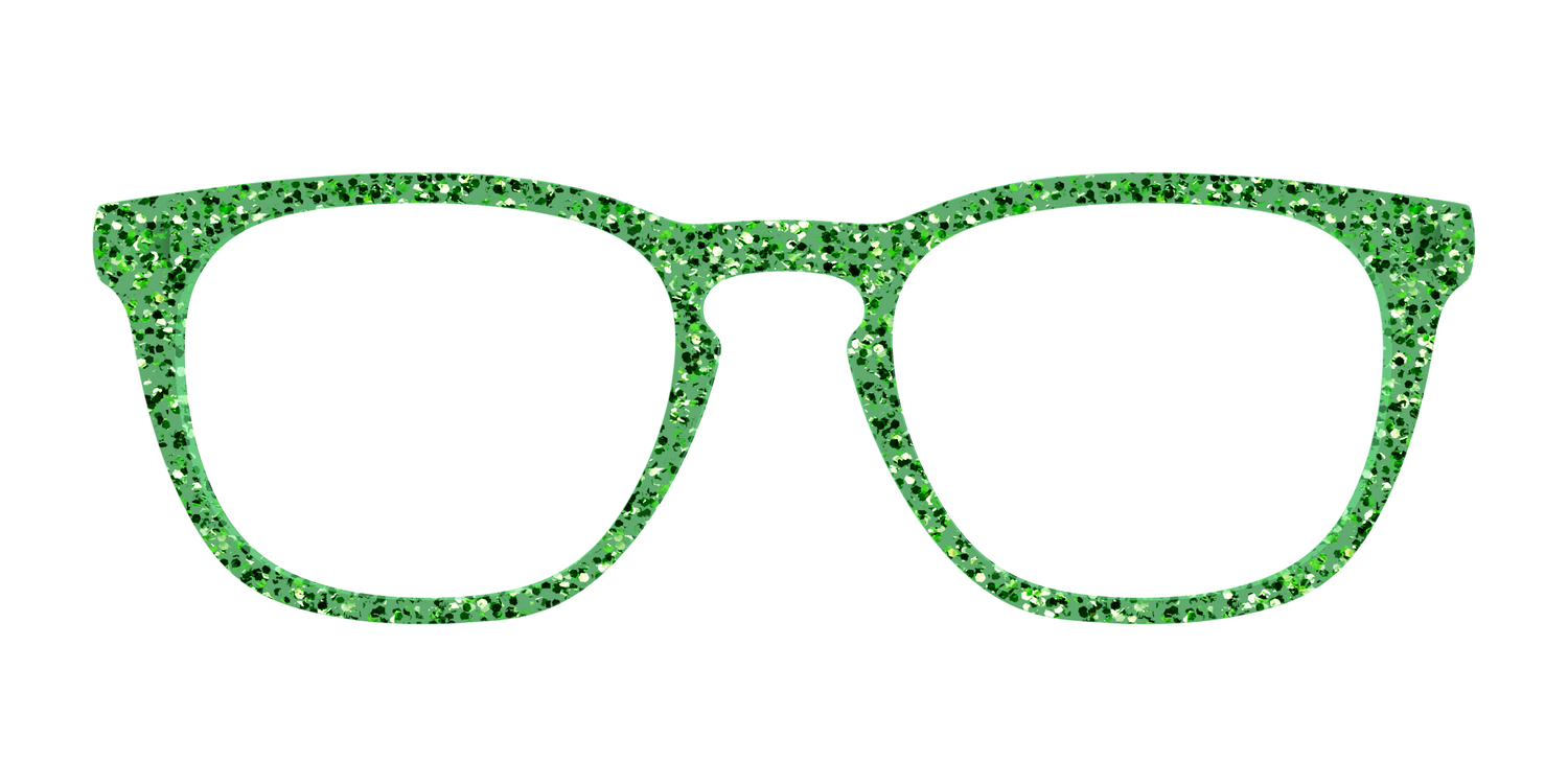 The Emerald Sparkle - Front Top Image - Pair Eyewear