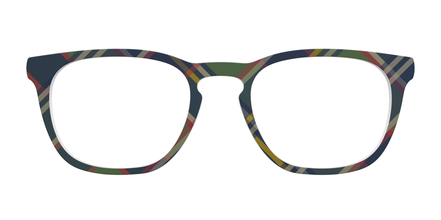 The Flannel Plaid - Front Top Image - Pair Eyewear
