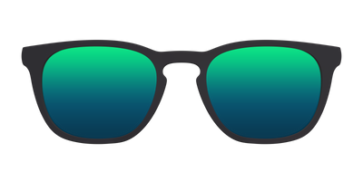 The Polarized Green Reflective Sun Top - Front Top Thumbnail - Pair Eyewear