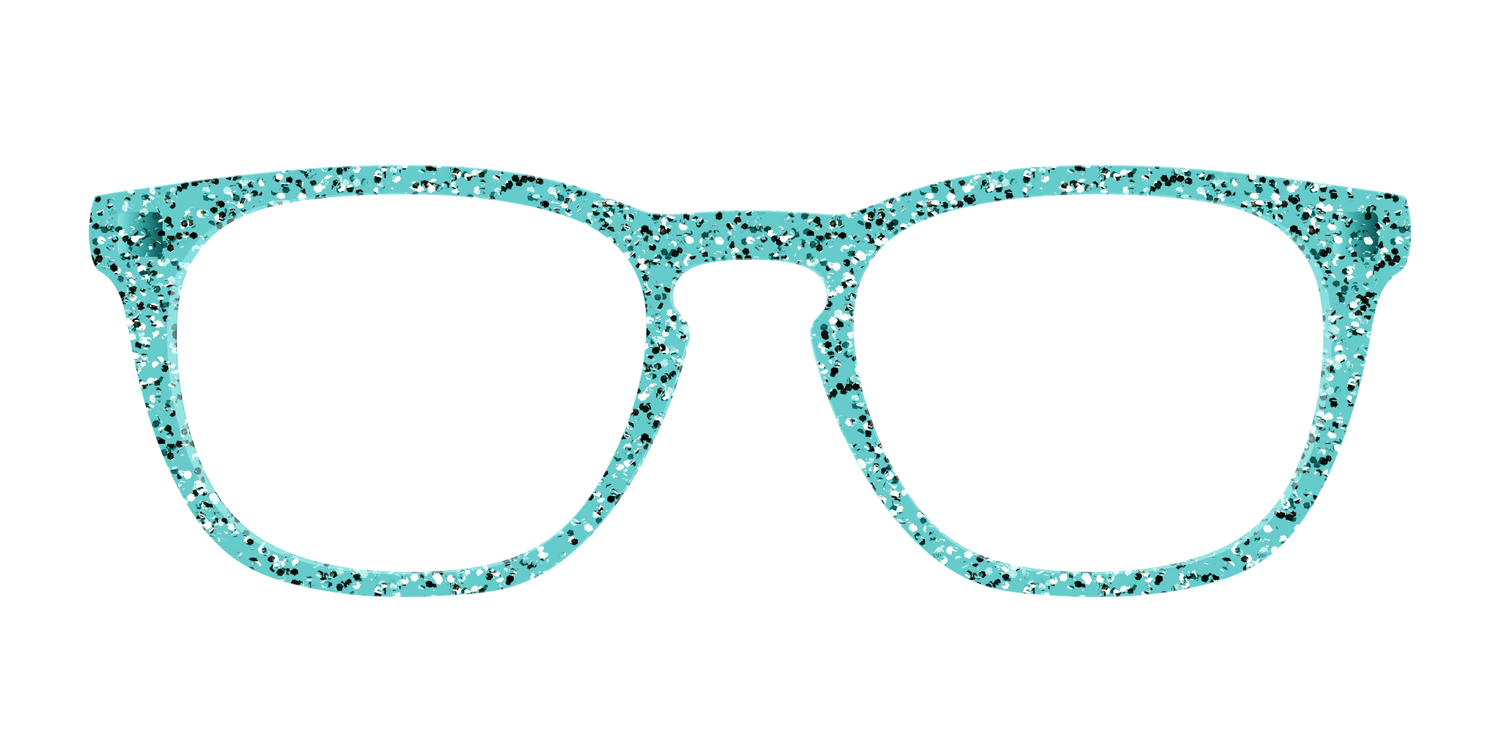 The Mint Sparkle - Front Top Image - Pair Eyewear