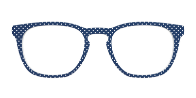 The Navy Pin Dot - Front Top Thumbnail - Pair Eyewear