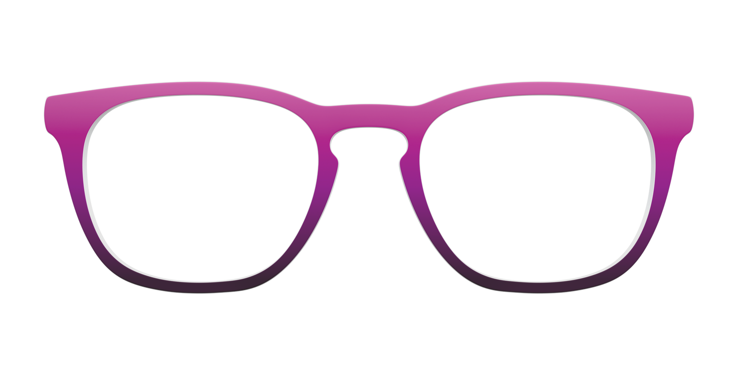The Pink to Plum Gradient - Front Top Image - Pair Eyewear