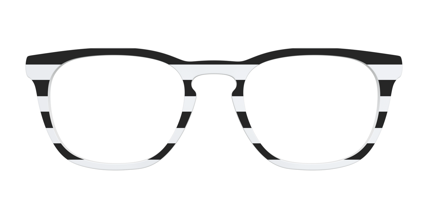 The Striped - Front Top Image - Pair Eyewear