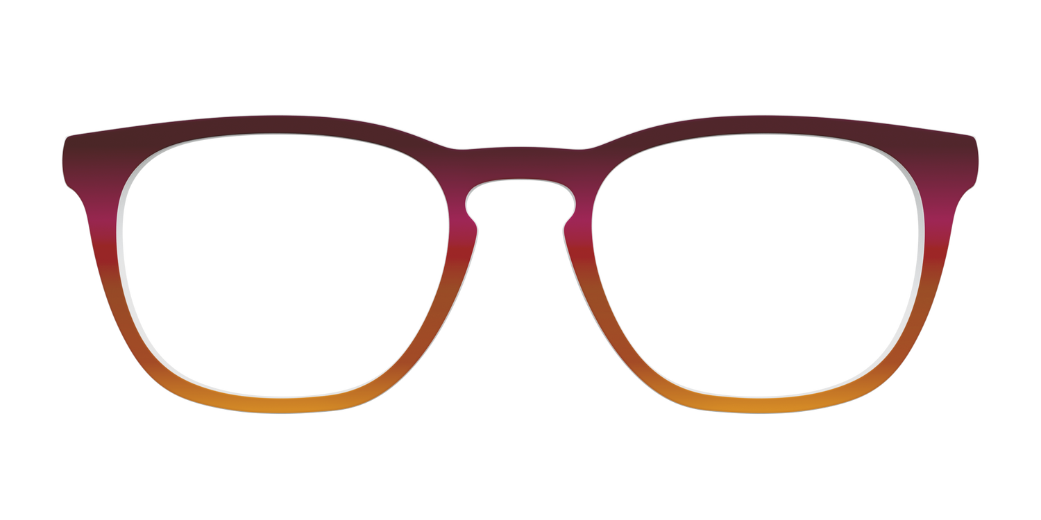 The Umber to Ochre Gradient - Front Top Image - Pair Eyewear