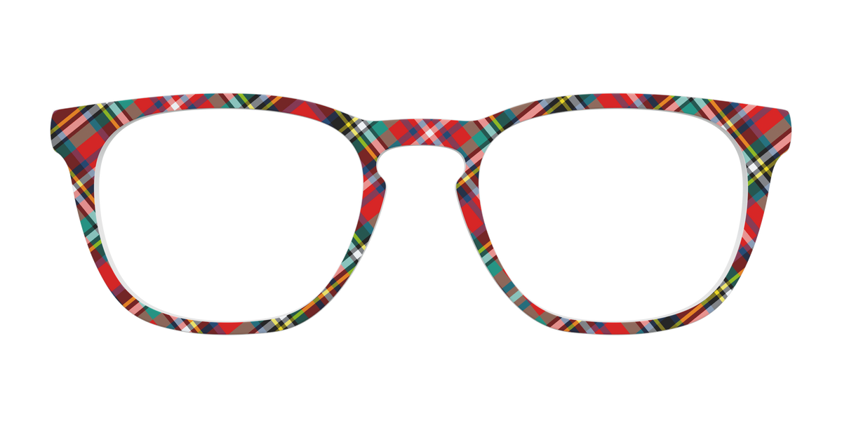The Winter Plaid - Front Top Image - Pair Eyewear
